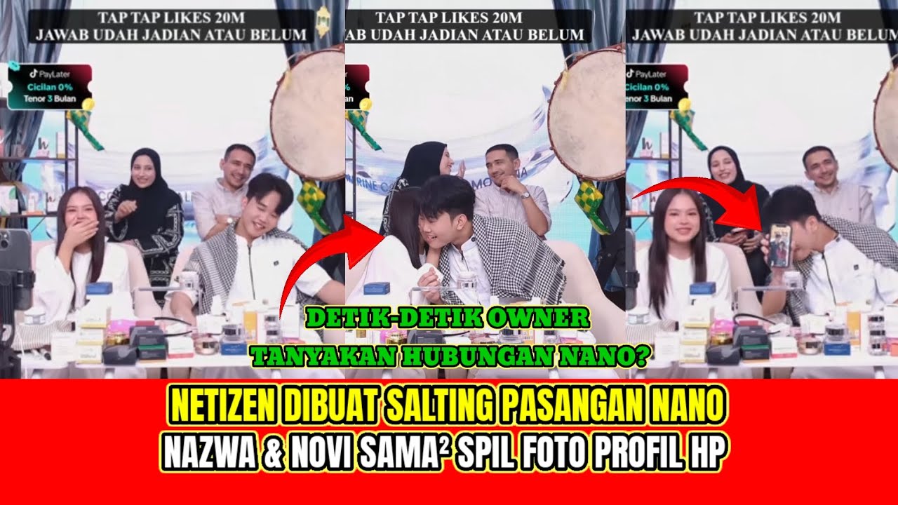 LIVE❗️PERDANA NAZWA & NOVI DIBIKIN BAPER, NETIZEN PENASARAN SEJAUH MANA HUB⁉️