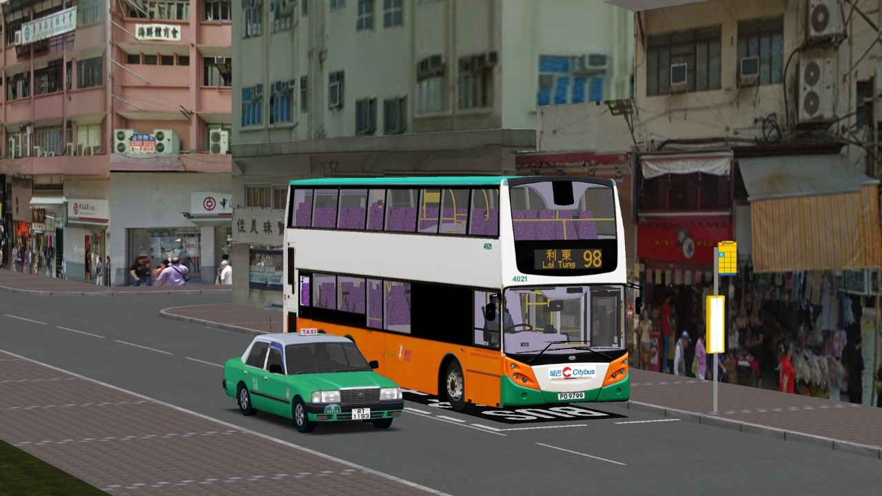 [Omsi 2] CTB Route 98 香港仔成都道 → 利東邨 | ADL_Enviro500_NWST - 4021 PD 9799