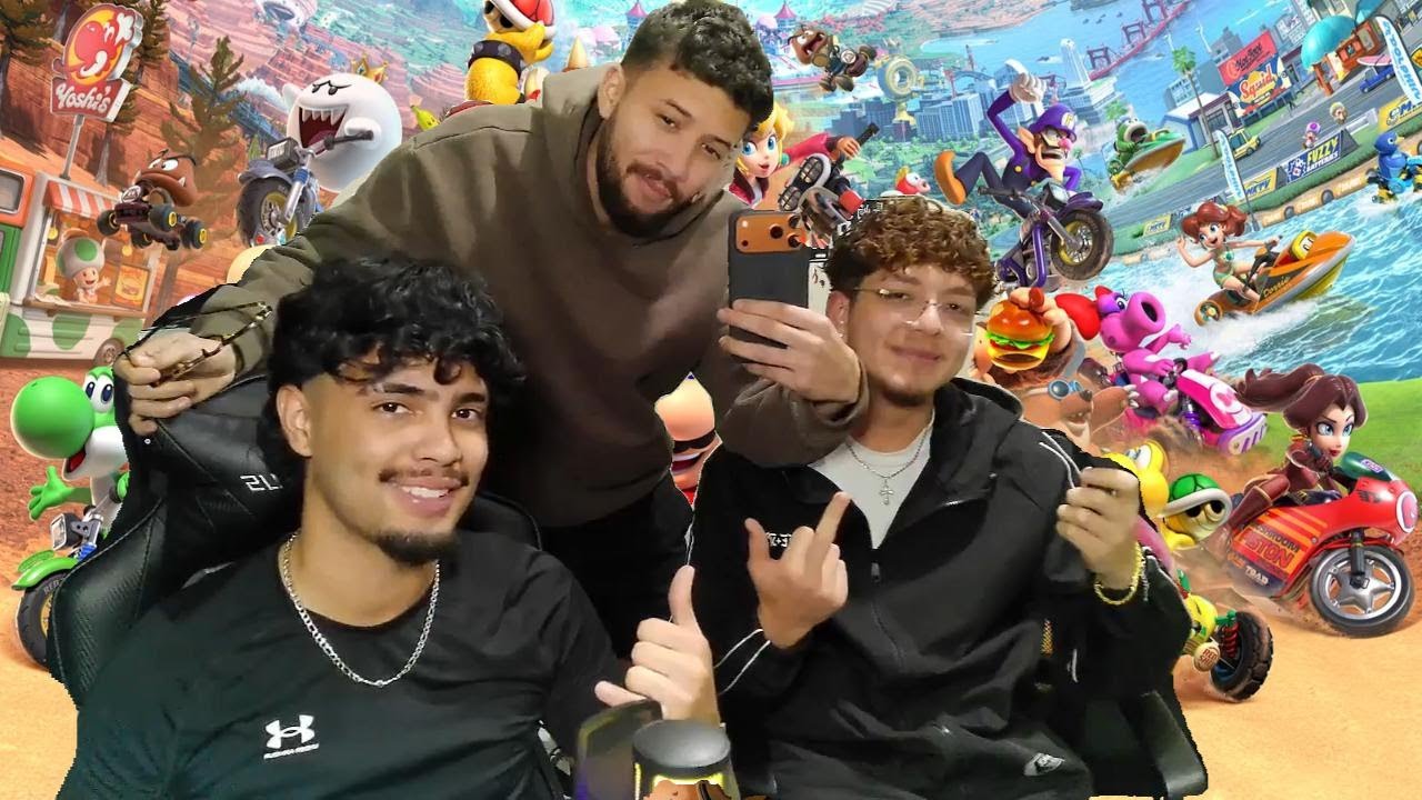 MARIO KART CON LOS BROTHERS