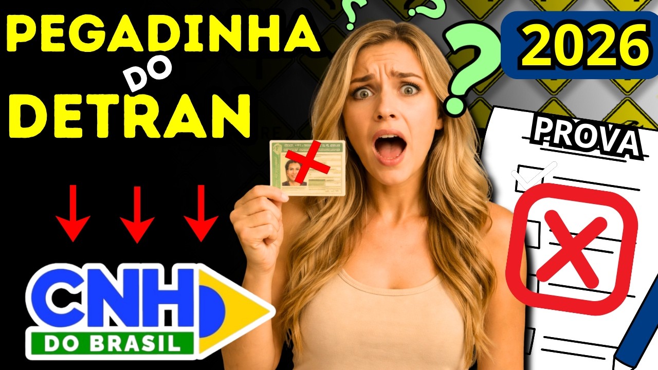SIMULADO CNH DO BRASIL : REVISÃO FINAL com 10 QUESTÕES PROVA TEÓRICA