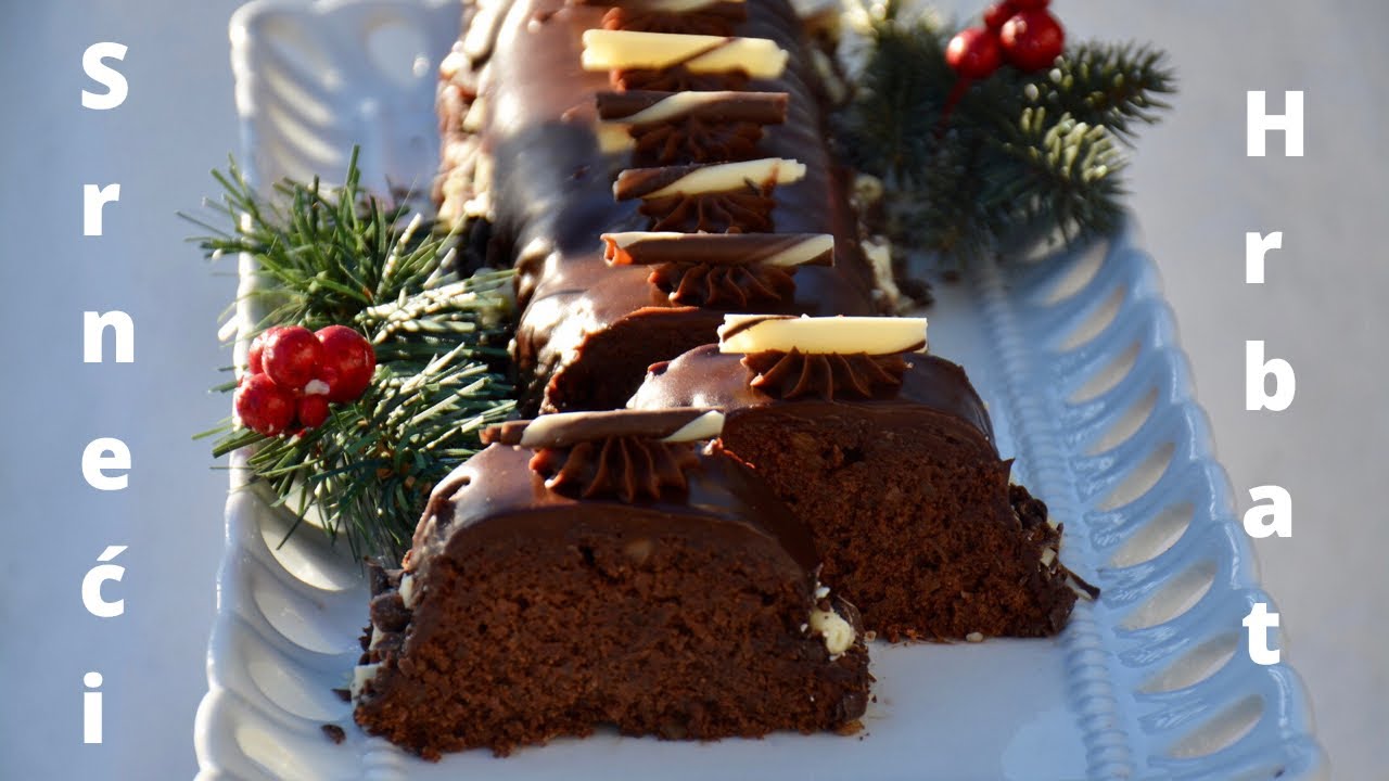 SRNECI HRBAT - STARINSKI COKOLADNI KOLAC KOJI JE IZUZETNO SOCAN  (CHOCOLATE CAKE)