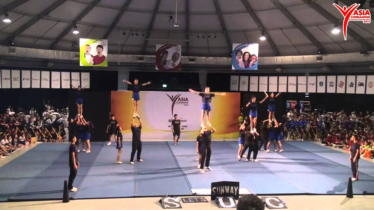 ACIC 2015 Cheer Open Coed Level 4 - Team Sunway University Cheerleading (SUC) (Malaysia)