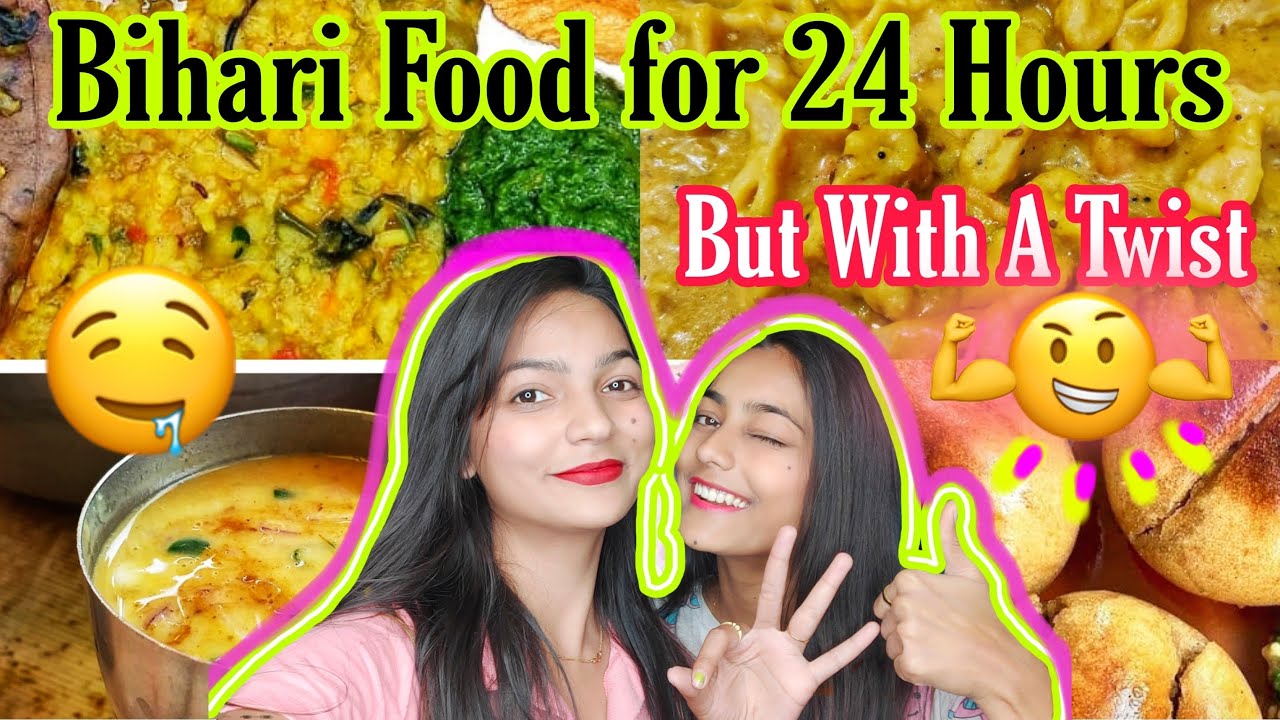 WE ATE BIHARI FOOD FOR 24 HOURS | COOKED EVERYTHING BY OURSELVES😎  | FOOD CHALLENGE | @Priyaashi