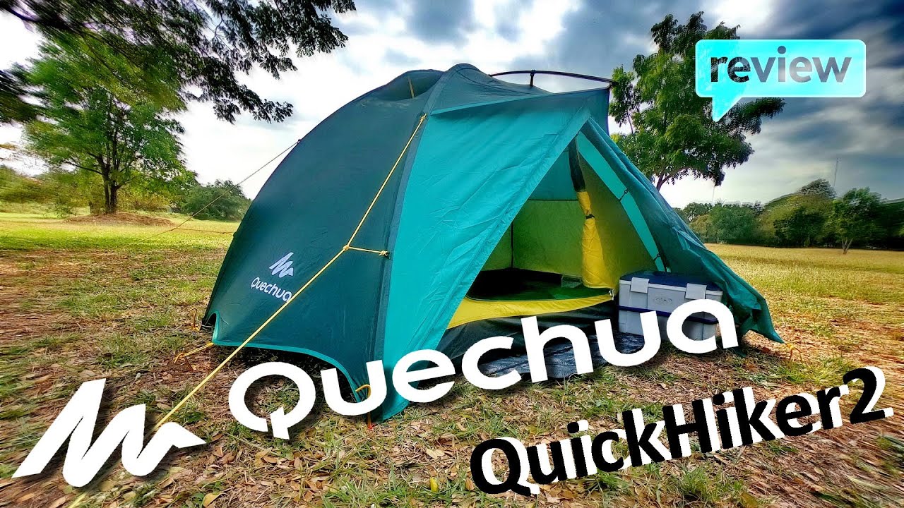 เต็นท์ Quechua QuickHiker 2 สีเขียว สำหรับ 2 คน