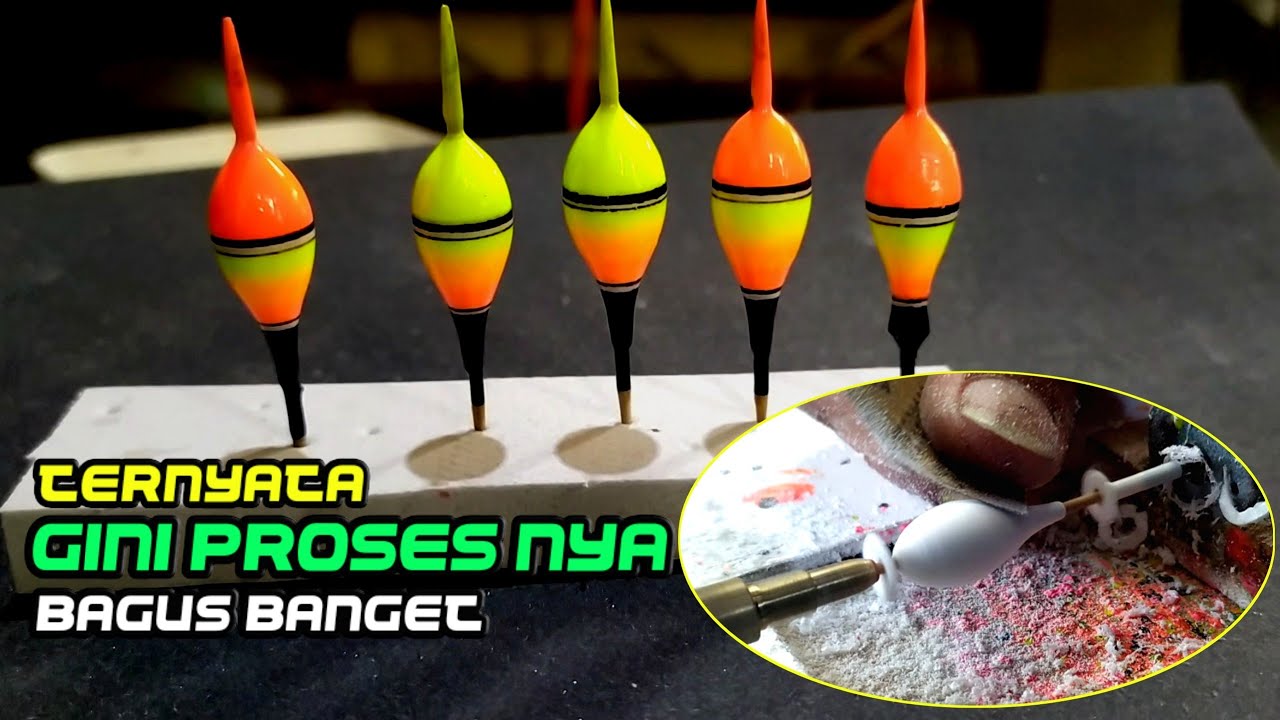 Cara mudah membuat pelampung micro fishing yang super sensitif || Untuk mancing uceng, wader, melem