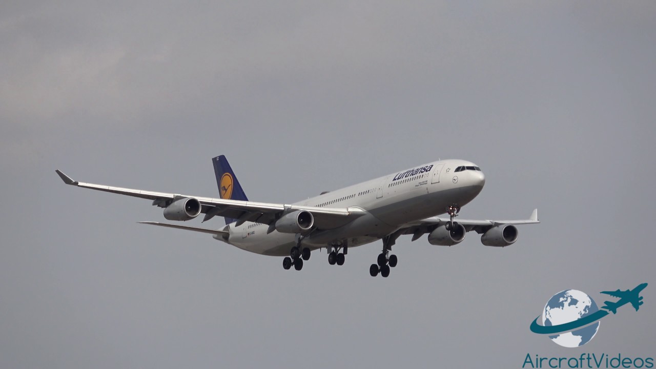 Lufthansa A340-313 [D-AIGZ] -- UHD 4K
