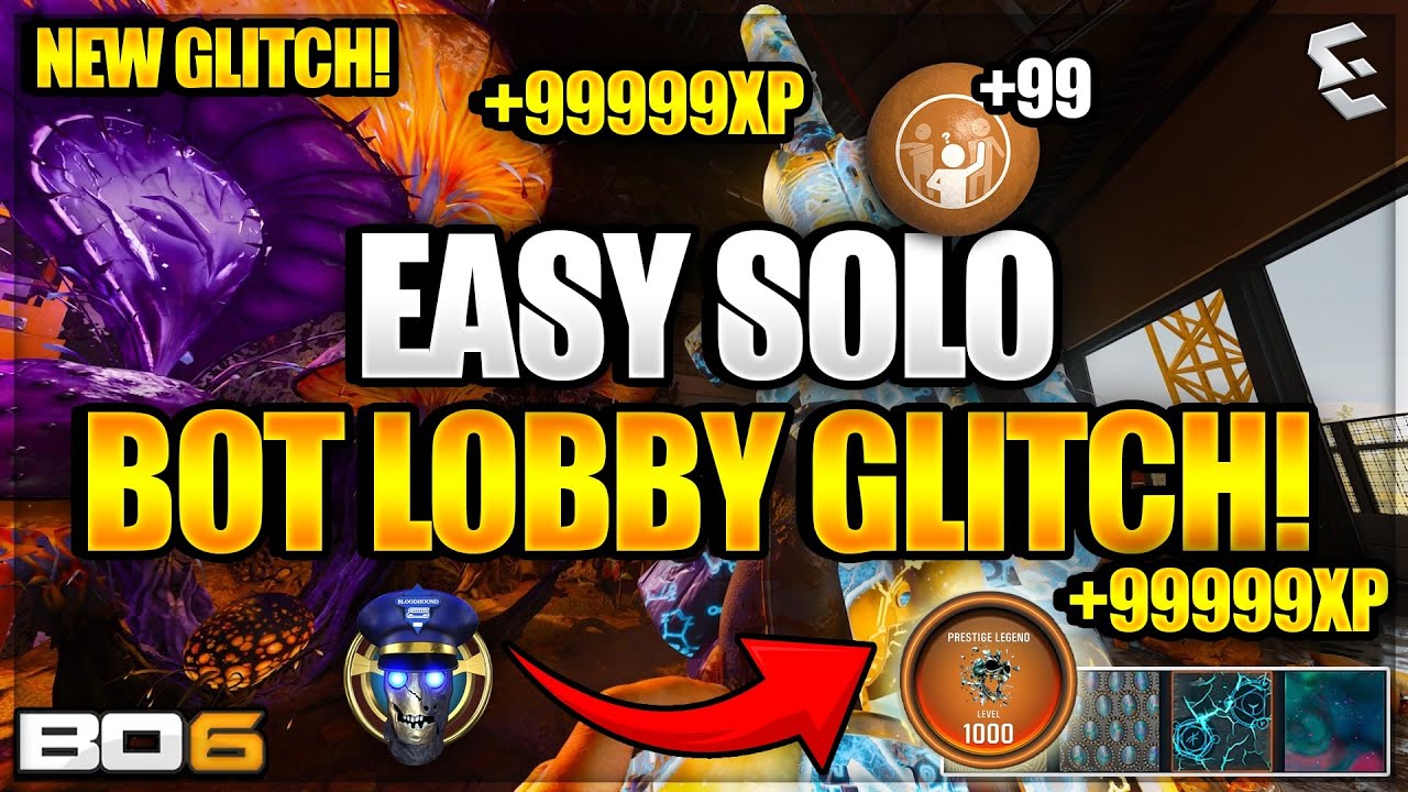 EASY SOLO RECKONING XP BOT LOBBY GLITCH SAVE & QUIT In Black Ops 6! (GOBBLEGUMS/XP/CAMOS)