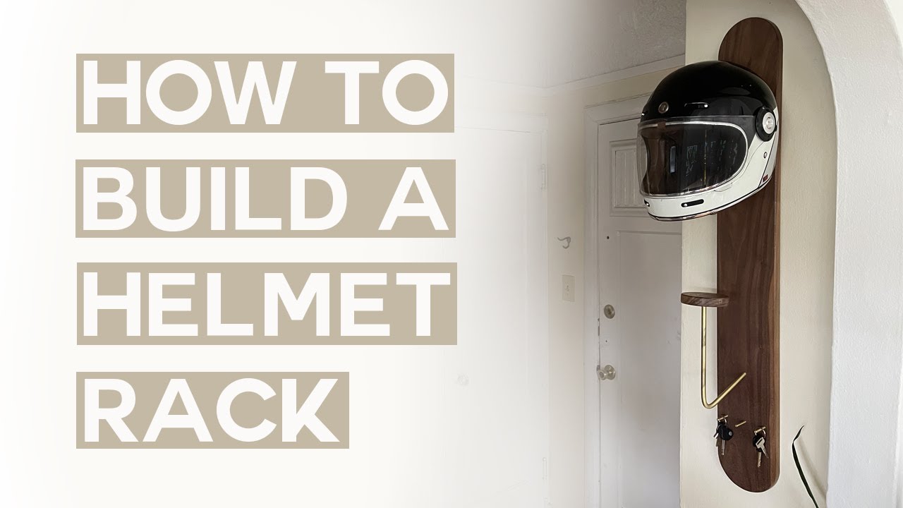 HOW TO BUILD A HELMET RACK