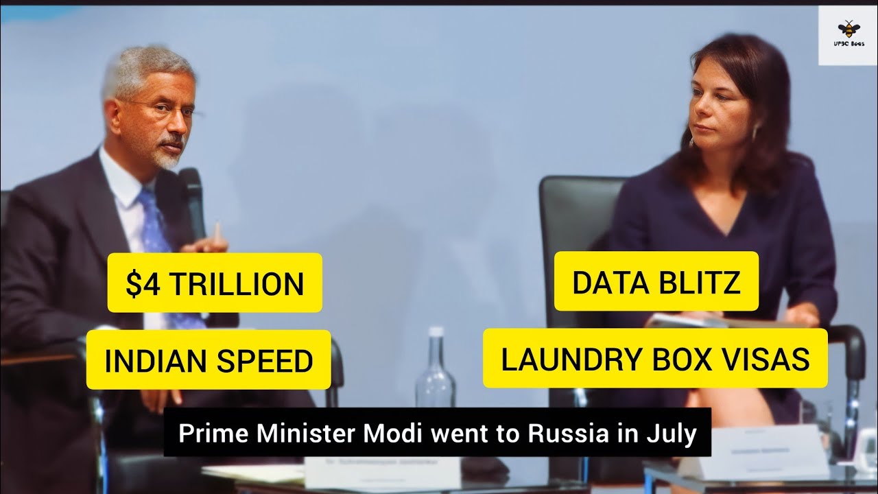 Jaishankar & Baerbock Full Dialogue  | How India's "Speed" Forced Germany to Digitize