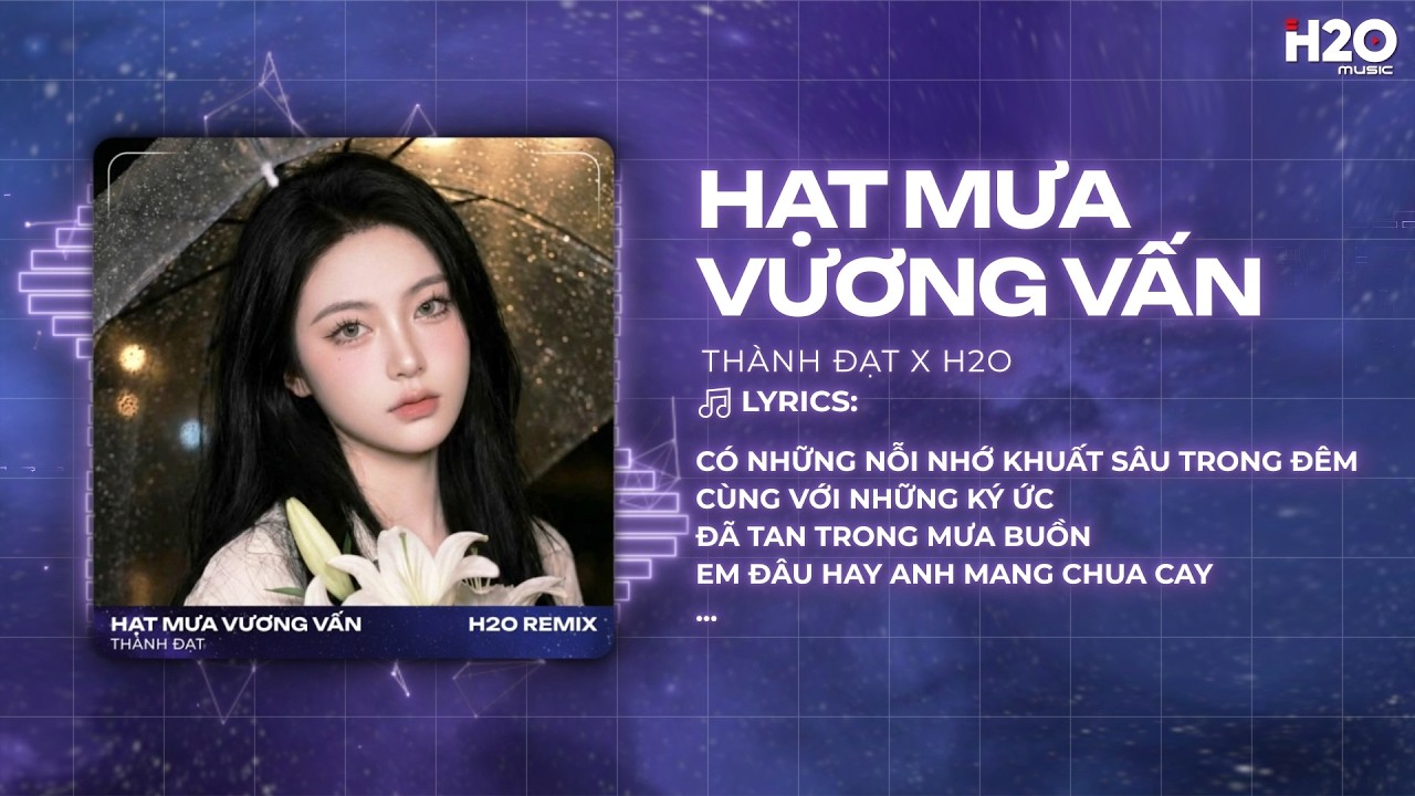 Hạt Mưa Vương Vấn Remix (Hot TikTok) - Th&agrave;nh Đạt x SS - C&oacute; Những Nỗi Nhớ Khuất S&acirc;u Trong Đ&ecirc;m