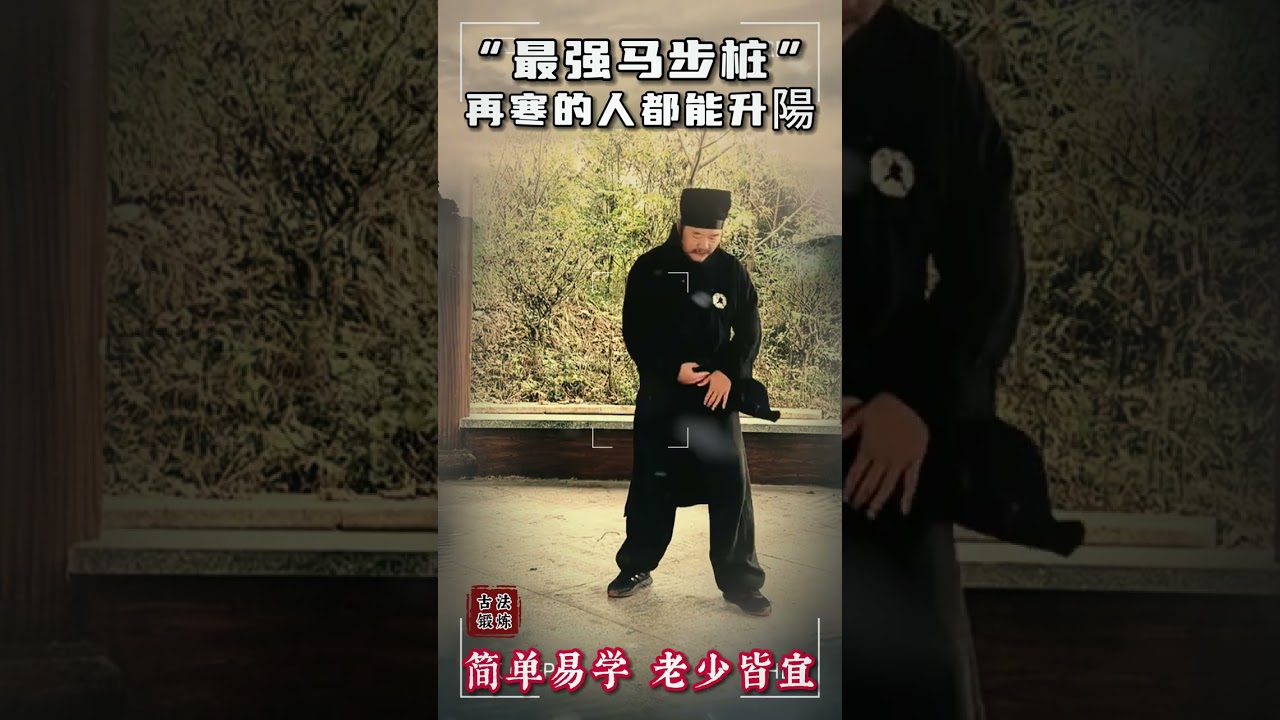 马步桩（标准版）|||马步桩（标准版）站桩   马步桩   马步桩功   马步桩正确蹲法   马步桩跟练版   四平马步桩   古法马步桩   怎么蹲好马步桩   古法锻炼   居家锻炼  