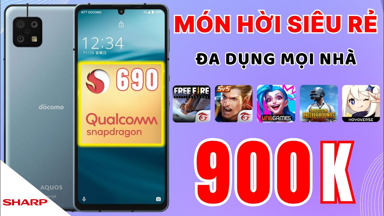 Sharp Aquos Sense 6 — 900K с экраном OLED HDR10, IP68 и длительным временем автономной работы?