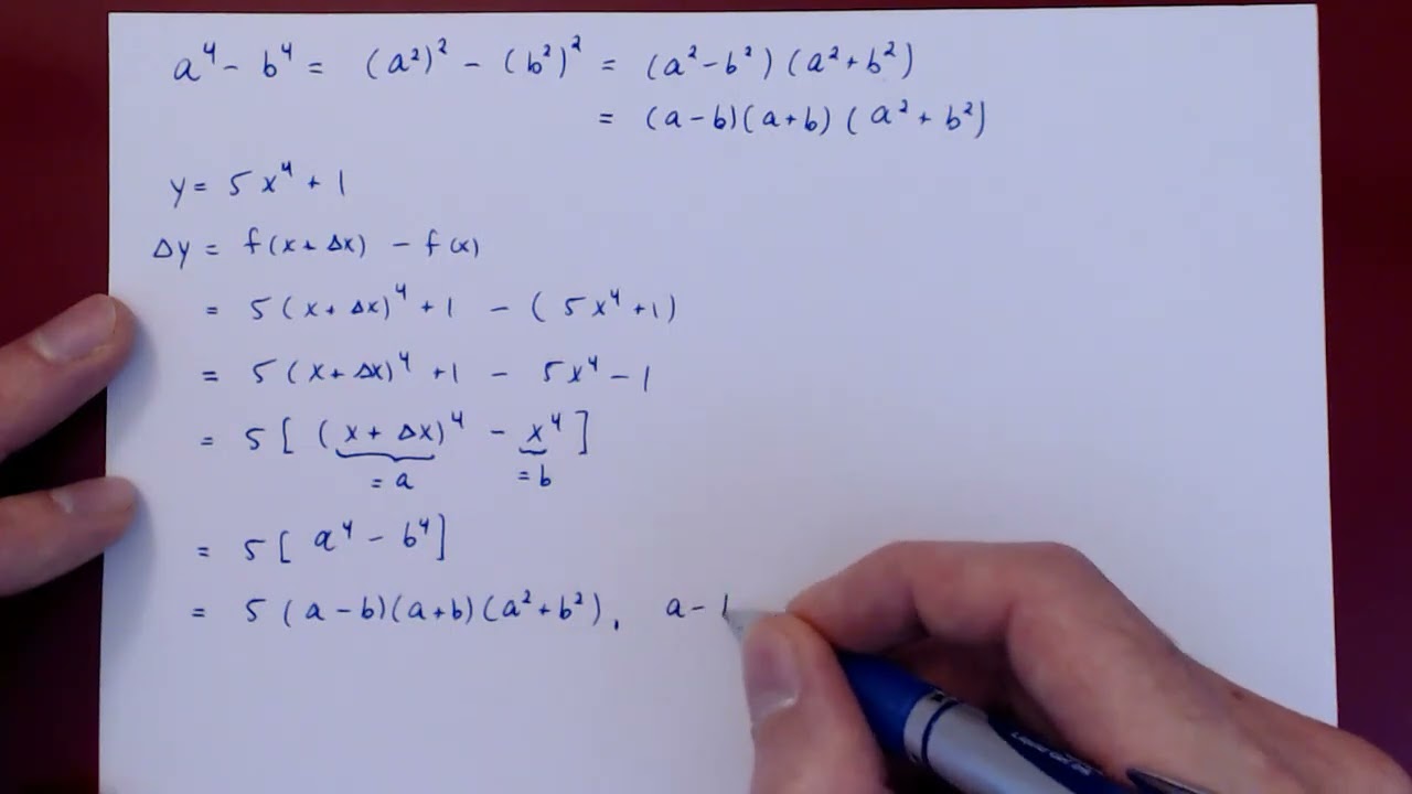 The Definition of the Derivative - Slick Solution 3