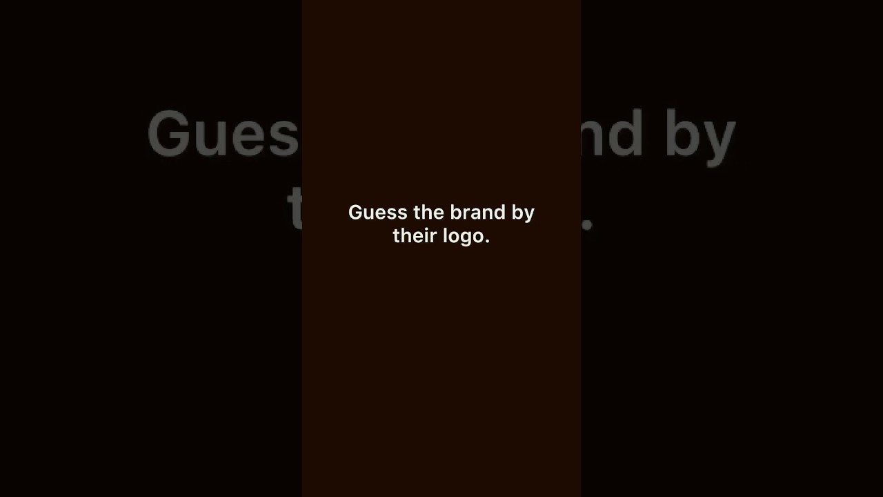 Guess the brand by their logo EASY LEVeL😴. 
