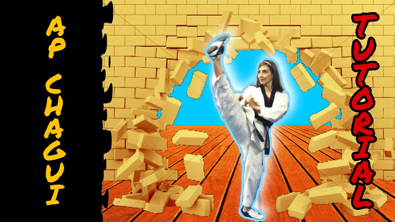 ⭐️ AP CHAGUI Tutorial ✅ FRONT KICK 1 (TAEKWONDO para PRINCIPIANTES)