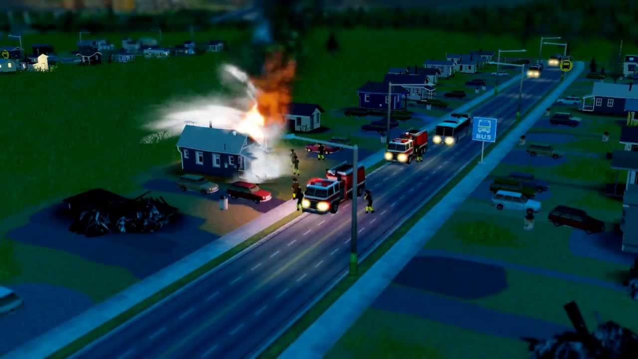 SimCity - Meteor Fire Disaster