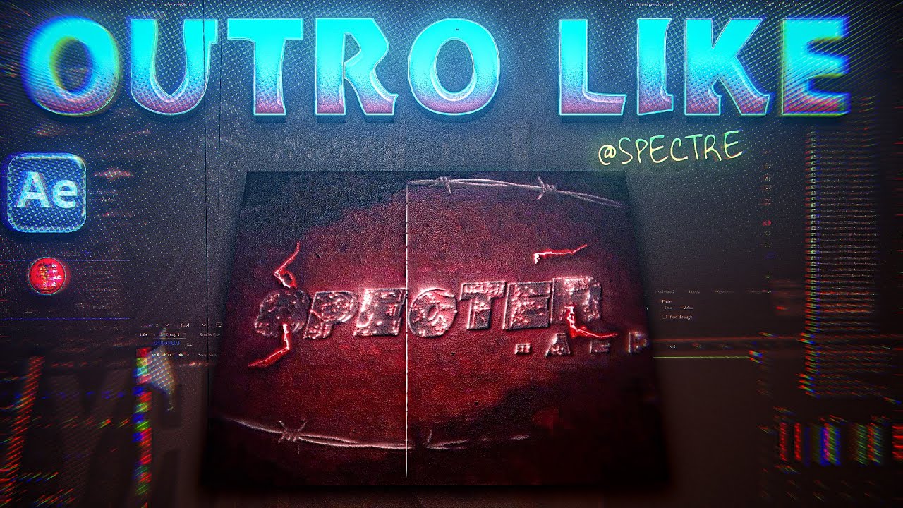 Creating an Outro in the Style of @SpecterAEP | After Effect Tutorial