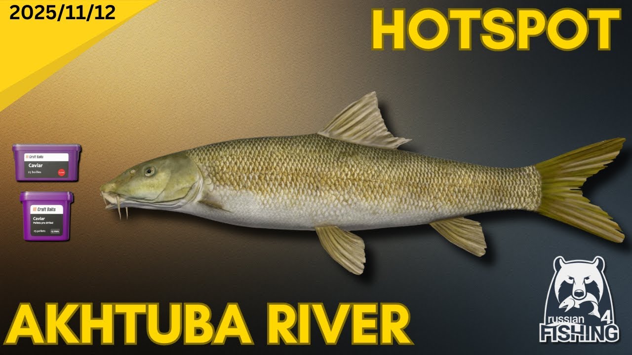 Short Headed Barbel And Carp Spot - Russian Fishing 4