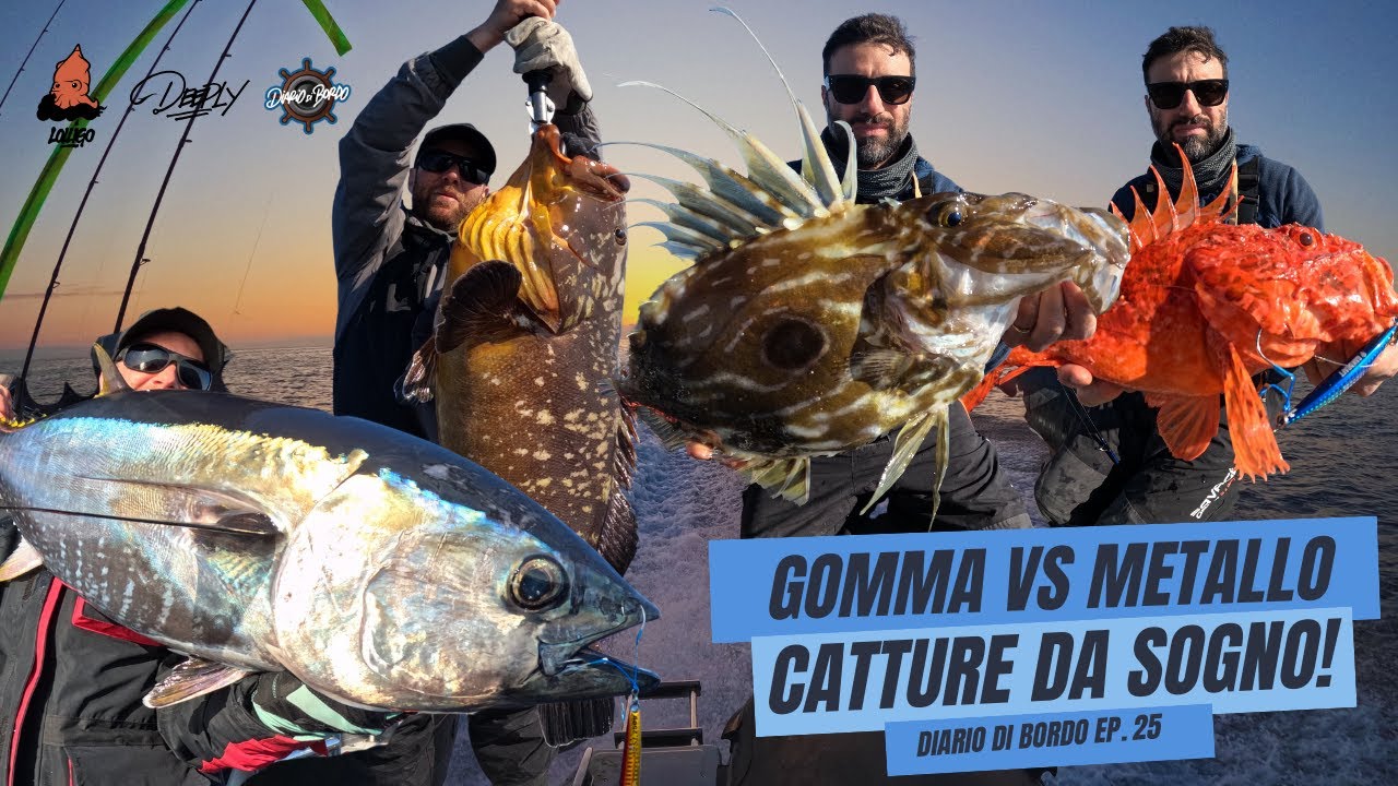 PESCA VERTICALE ESTREMA! GOMMA VS METALLO 🎣 Chi Vince? CATTURE DA SOGNO!