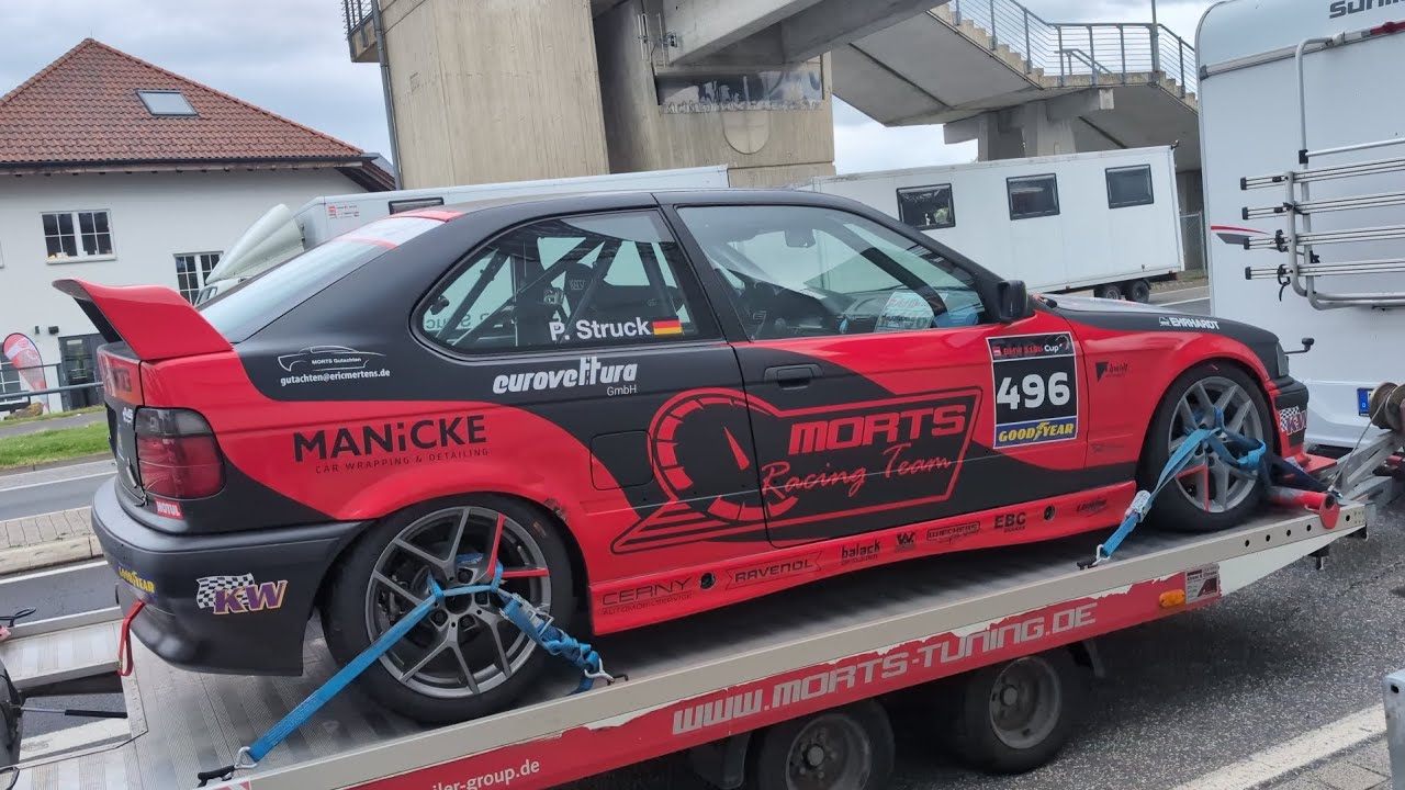 DMV Goodyear Racing Days. Anreise der Teams. Nürburgring. Morts Racing Team. 29.05.25. BMW 318ti Cup
