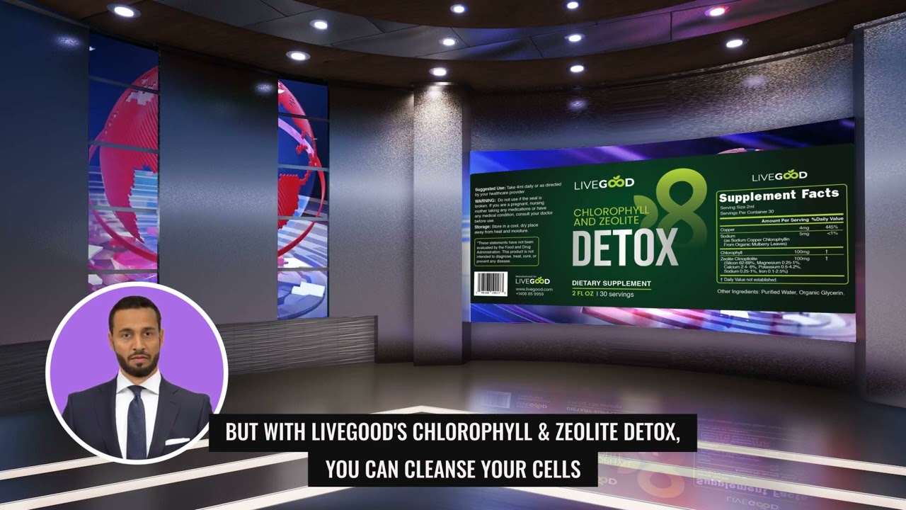 LIVEGOOD...Chlorophyll and Zeolite Detox...#livegoodreview  #livegoodproducts