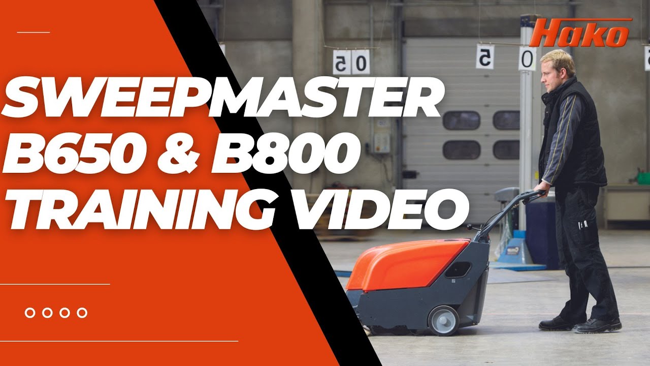 Sweepmaster B650 B800 Training video