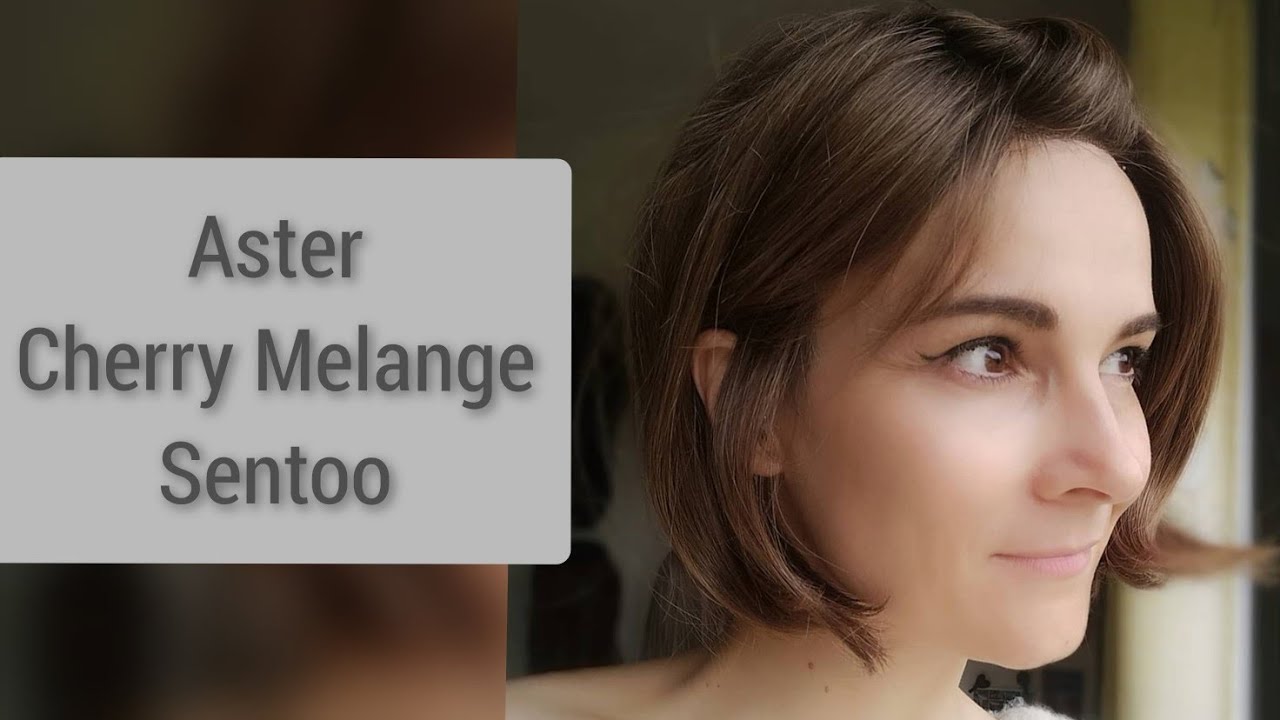 Wig Review Aster in Cherry Melange by Sentoo