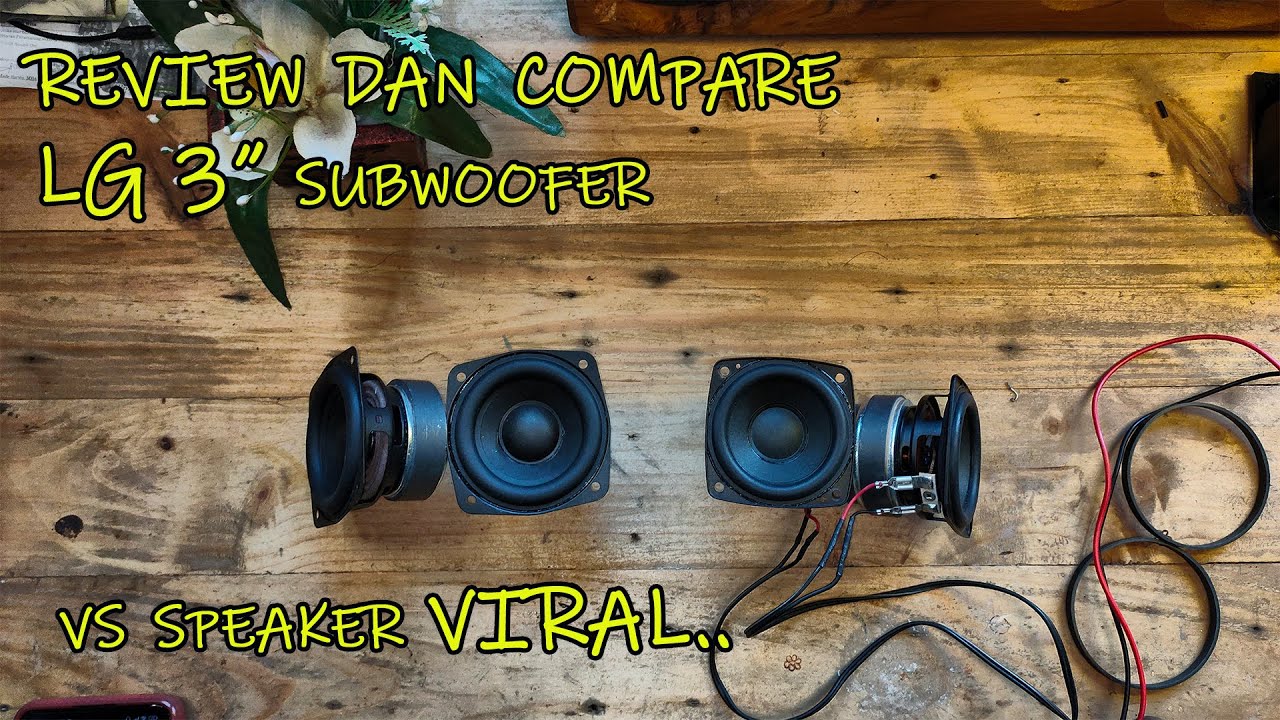 Review and Compare Speaker LG 3” subwoofer