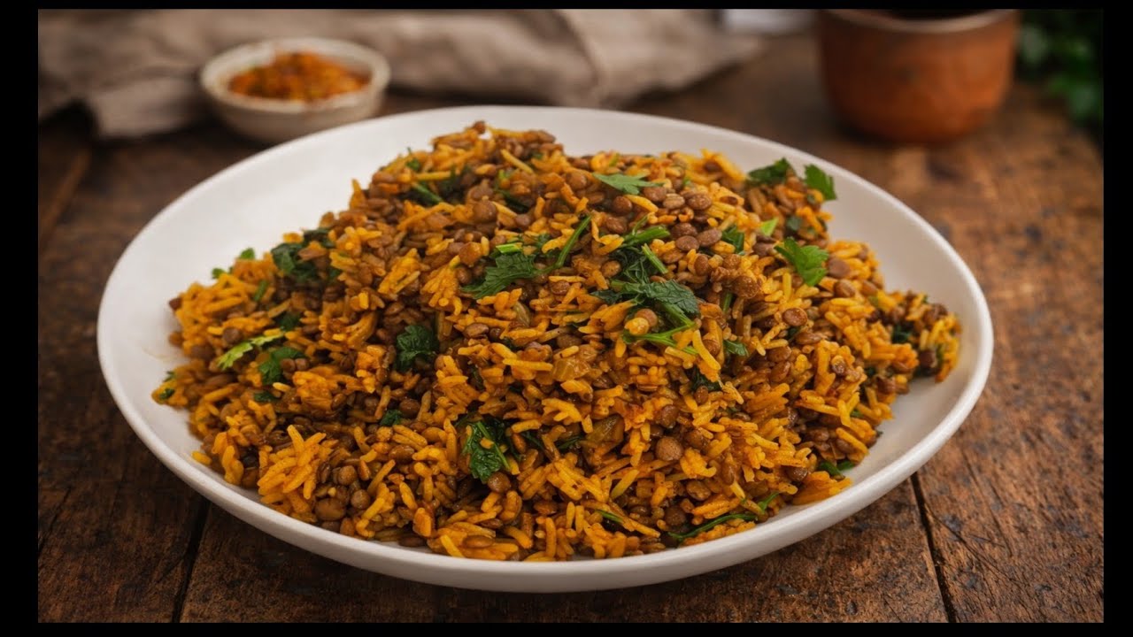 በሊዕካ ዘይትጸግባ ፍልይቲ ናይ ጾም ሩዝ# lentil and rice delicious recipe