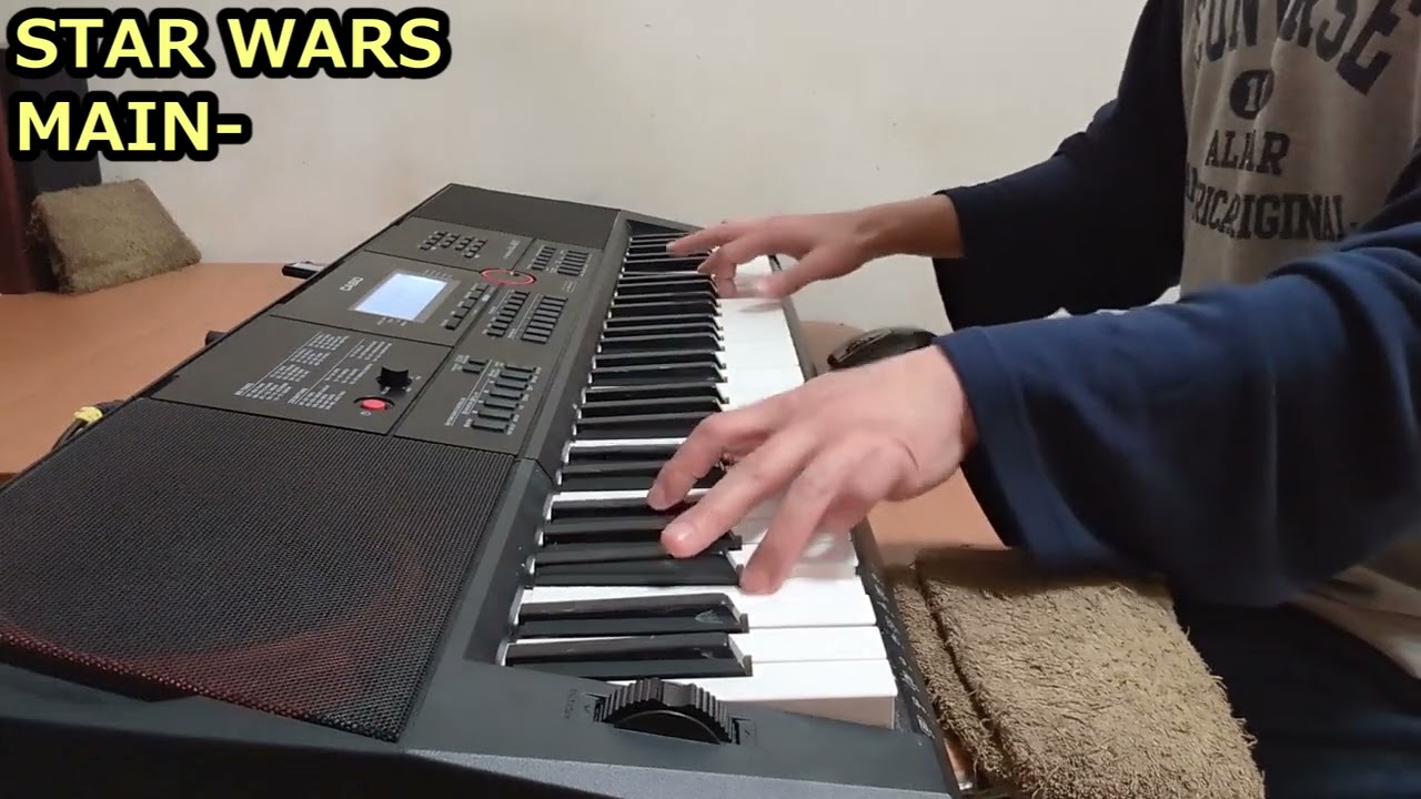 ♪♪STAR WARS - Main Theme (Movie  COVER KEYBOARD PIANO  synthesizer スターフォーズ  AIX音源 CASIO CT-X3000)