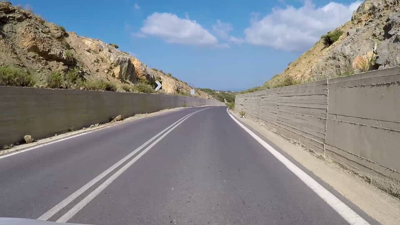 212. Roadmovie Kythira - Potamos to Aghia Pelagia - August 2016 Part 3.