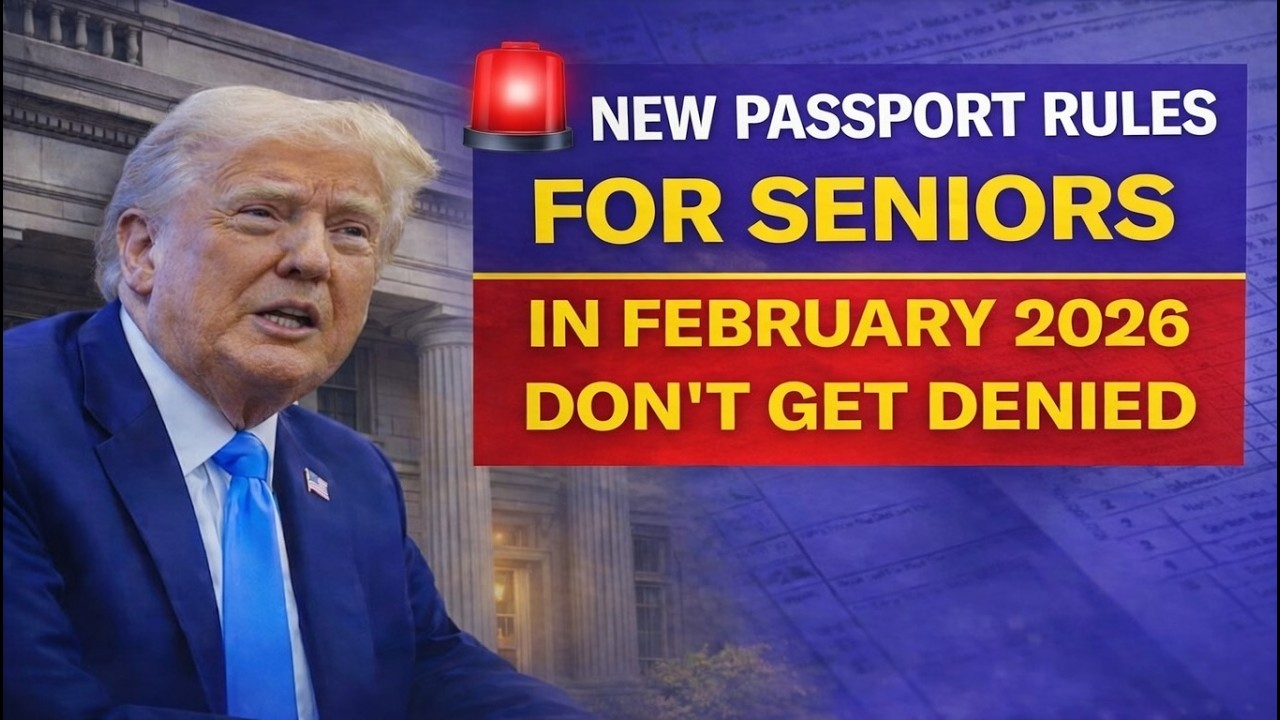 New Passport Rules For Seniors In February 2026 Don’t Get DENIED