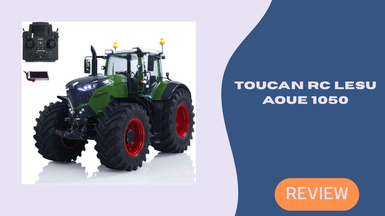 TOUCAN RC LESU AOUE 1050 4x4 Metal Hydraulic RC Truck Review