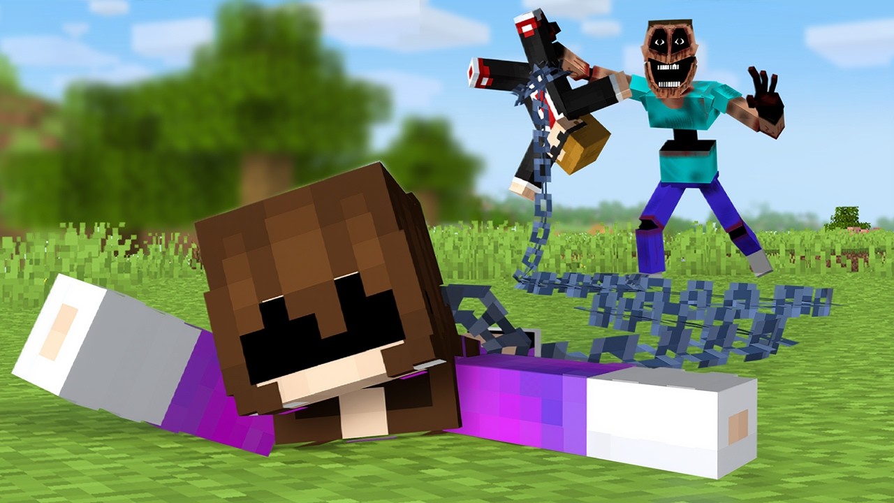 Chained Together in Scary Minecraft