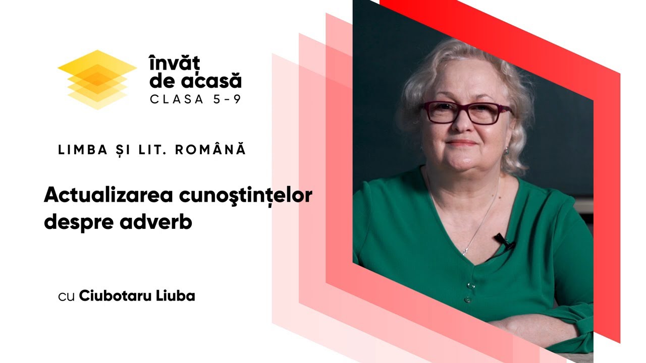 Limba și literatura română - cl. VI; Actualizarea cunoştinţelor despre adverb.