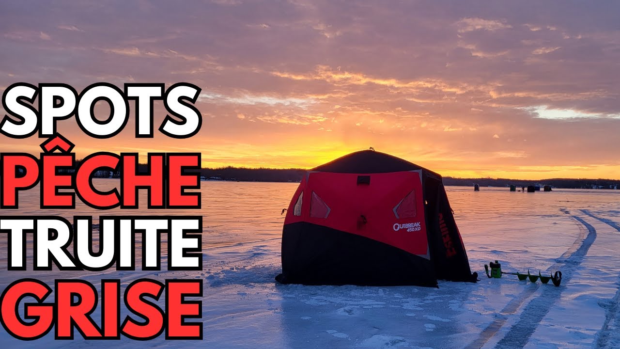 Pêche sur glace à la truite grise - Lac Muskrat - Pêcher, Cuisiner, Manger