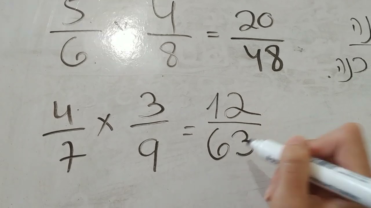 כפל שבר בשבר, איך כופלים שברים בקלות?:)