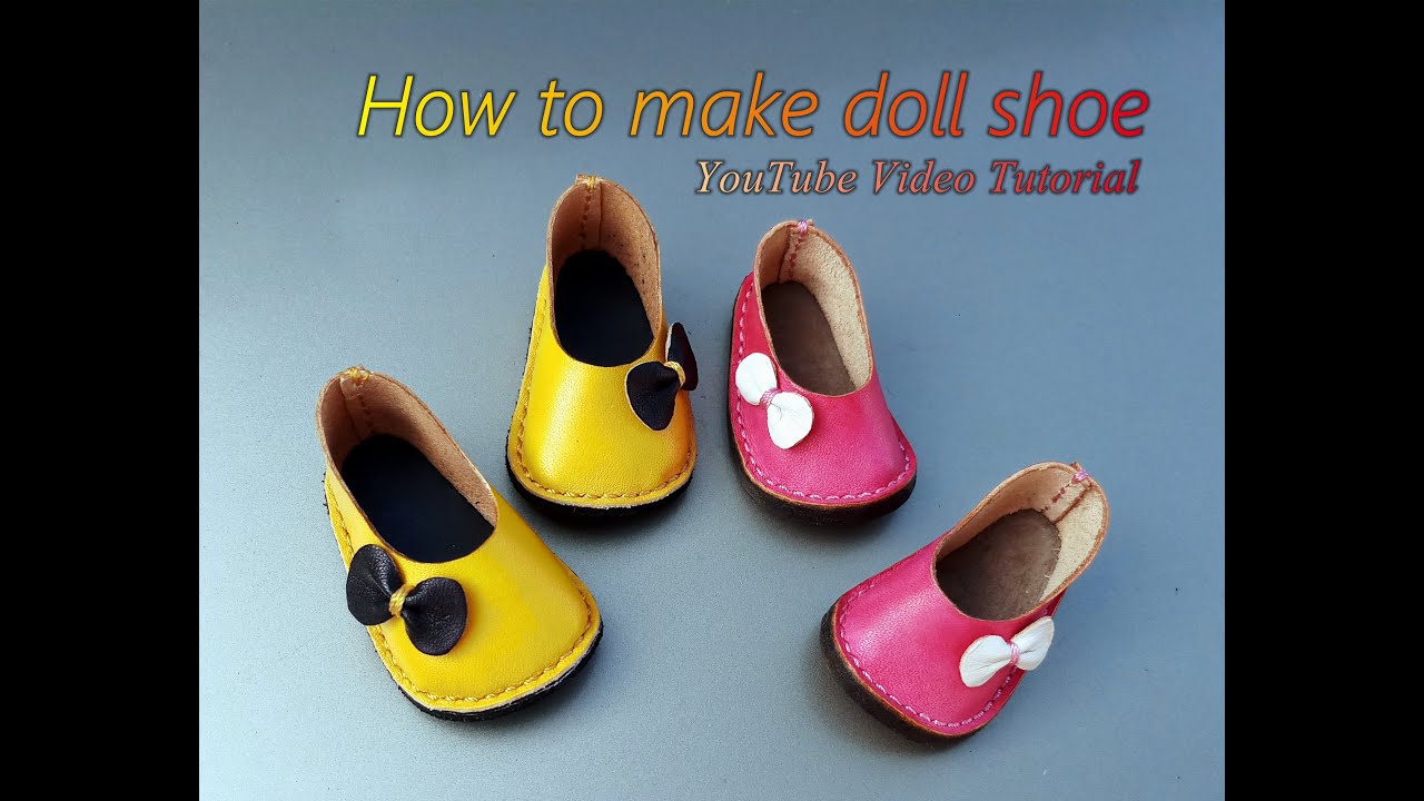 Making doll shoes for Disney Animator & Paola Reina Doll