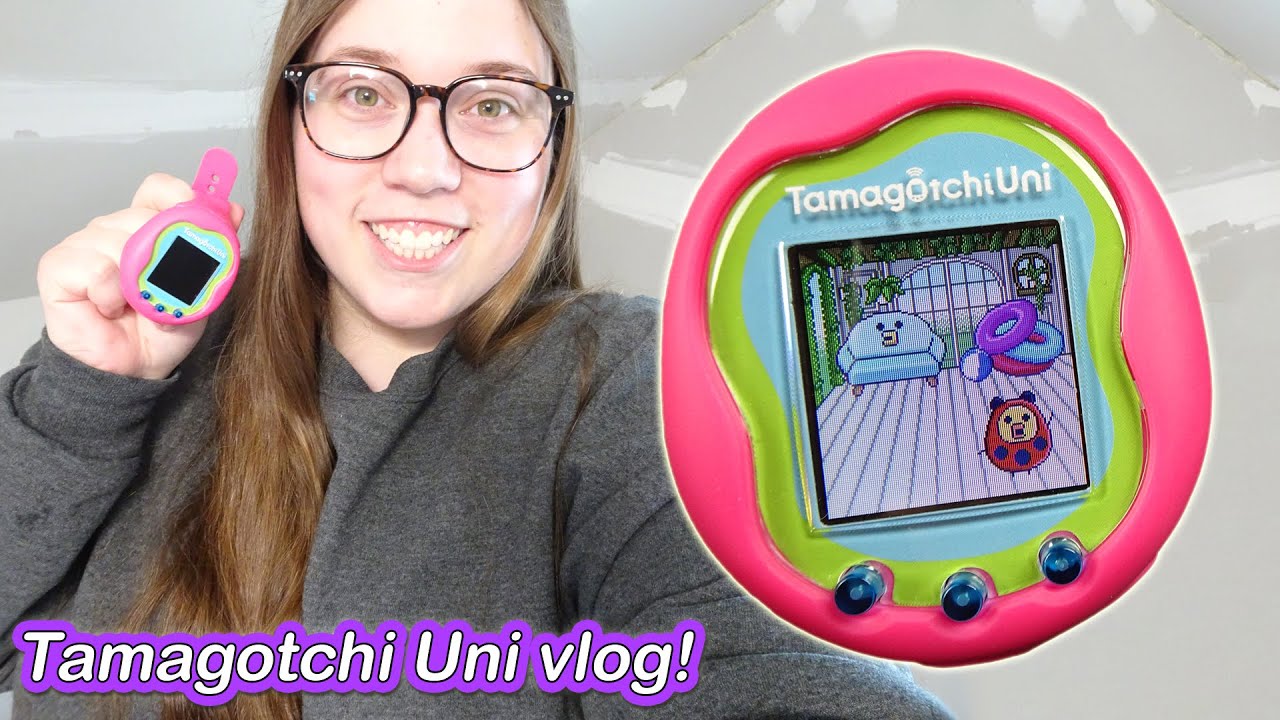My First Tamagotchi Uni Vlog! | Tama Party Marriage, Egg to Adult Evolution | PandaBunny
