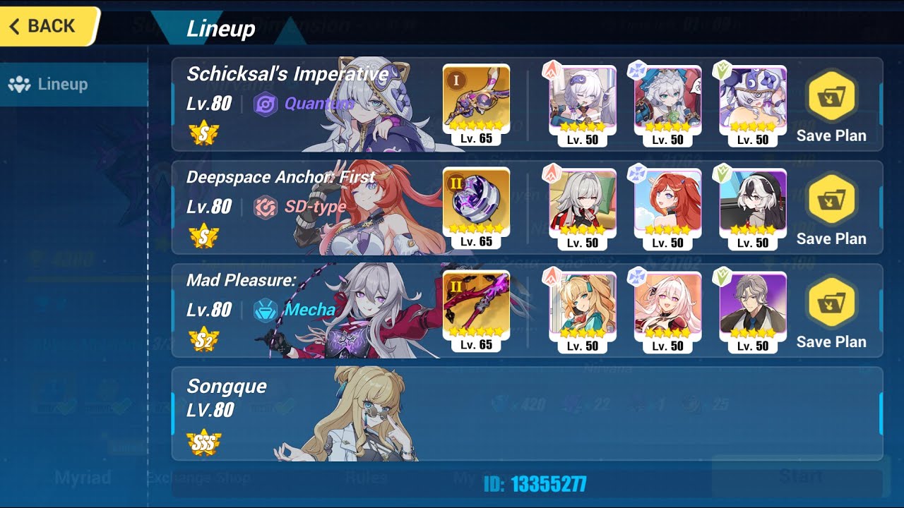 [HI3 SEA] Nirvana Abyss 524D - Valrahal (Quantum) 784 Pts - SIm(S0+1), MPS(S2+2), FL(S0+2)