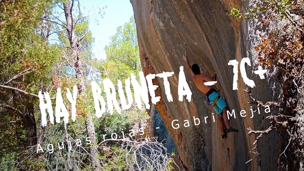 Hay bruneta🔴 7c+ (Agujas rojas) | Gabri Mejía | uncut