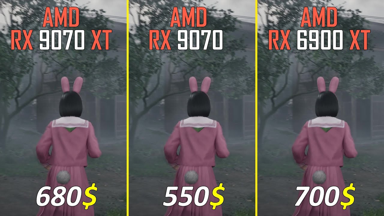 RX 9070 XT vs RX 9070 vs RX 6900 XT Test at 1440P and 4K