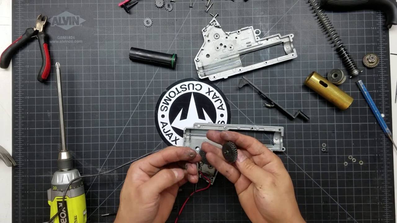 Internal upgrade of a G&G m4 by Ajax part 1