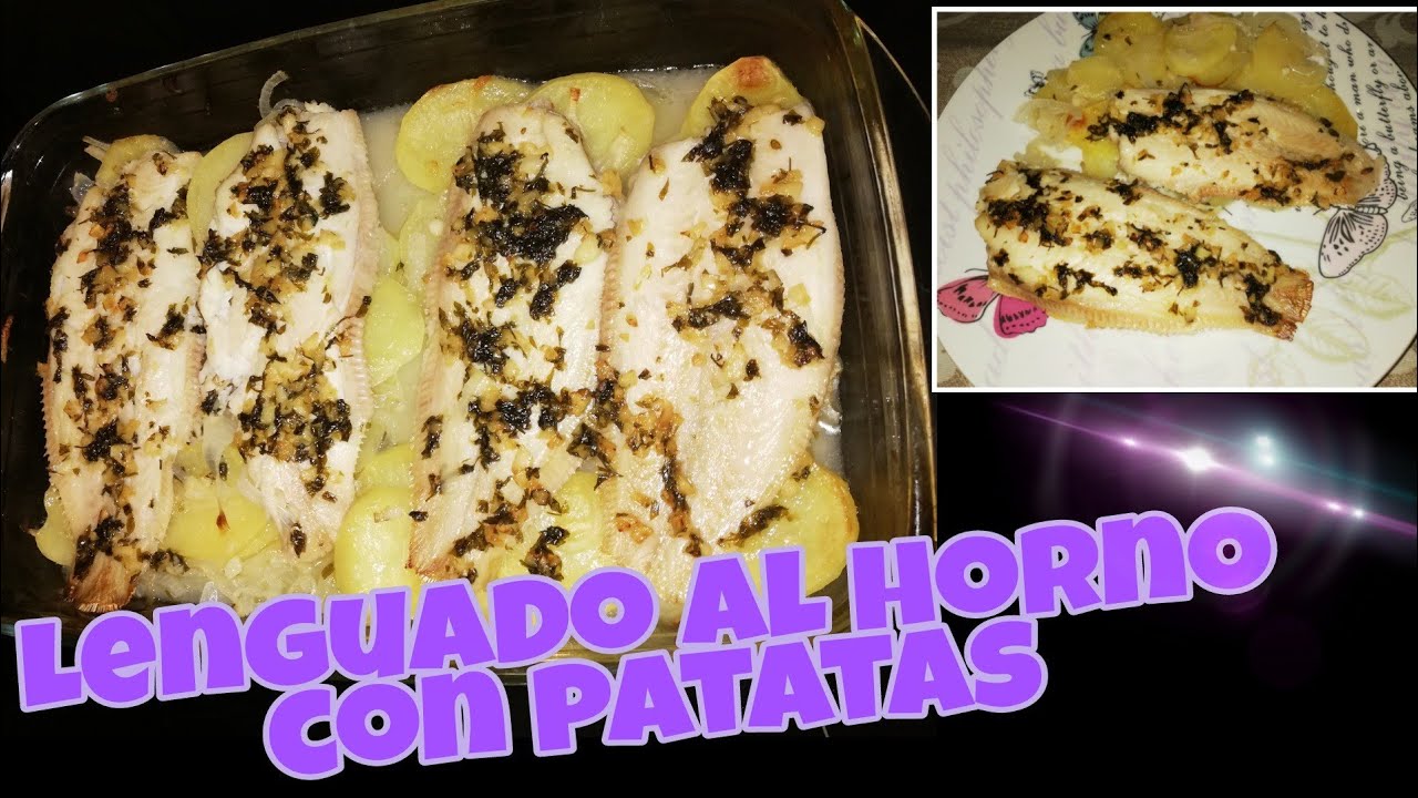 Lenguado al Horno con Patatas 🐟🥔( Receta SaLuDabLe)