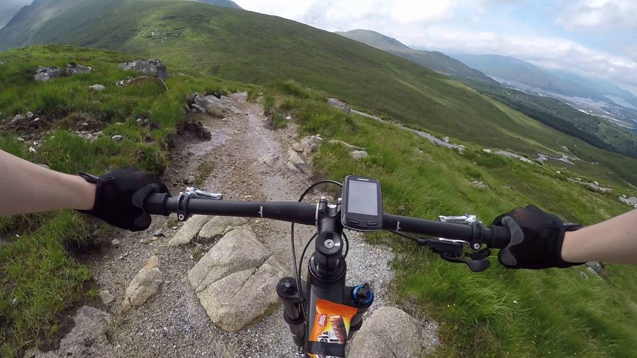 Nevis range red giant mountain bike route