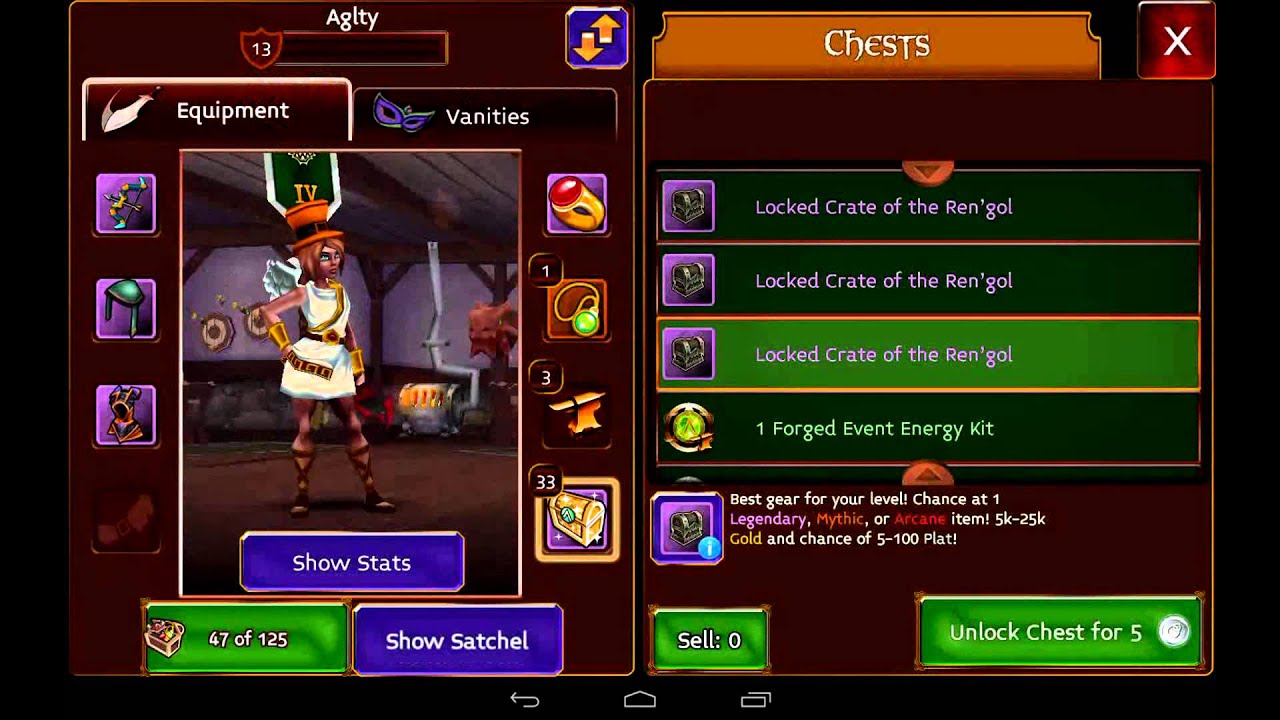Arcane Legends Opening Some Rengol Locks