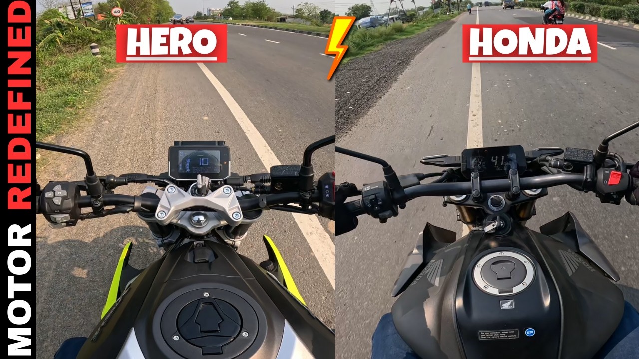 Finally 2025 Hero Xtreme 250R Vs Honda CB300F Ride Comparison | Hero Xtreme 250R Winner??