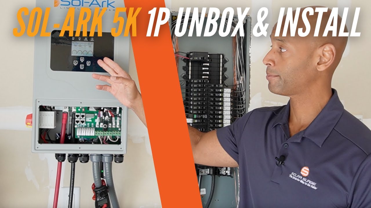 New Sol-Ark 5k 1P Unboxing & Installation