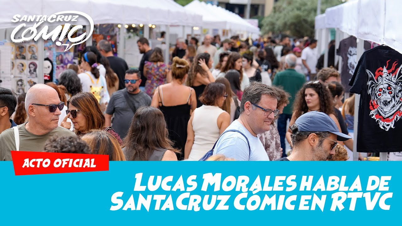 Lucas Morales habla de Santa Cruz Cómic en RTVC - Santa Cruz Cómic 2025