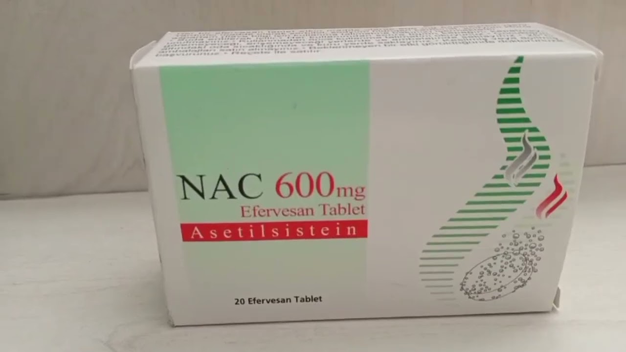 NAC 600 mg Tablet Nedir Ne işe yarar Ne için Kullanılır Yan Etkileri Nelerdir#tedavisinedir #ilaç 